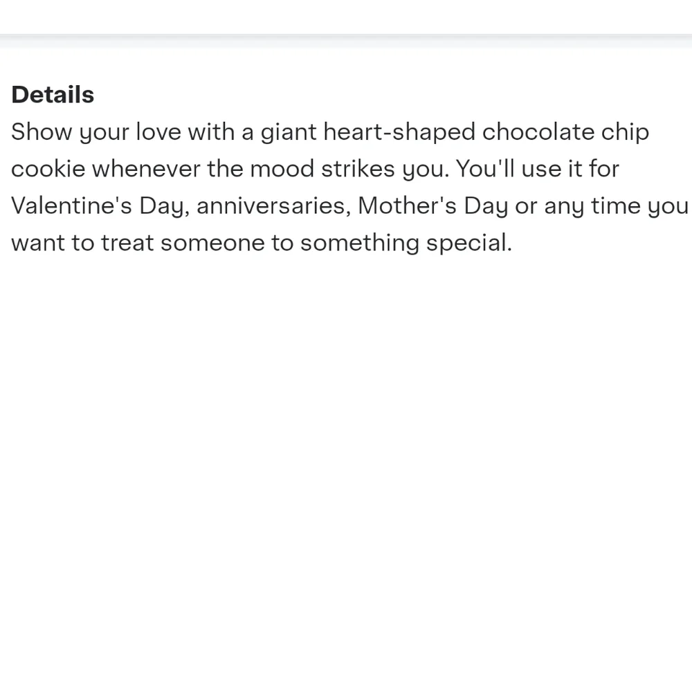 🆕 Giant Cookie Heart-Shaped Non-Stick Baking Pan